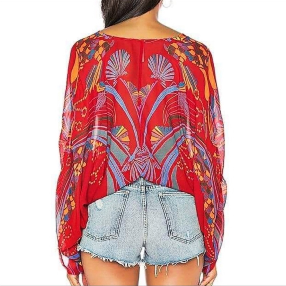 SOLD Free People Beneath the Sea top Size Small - Picture 3 of 9